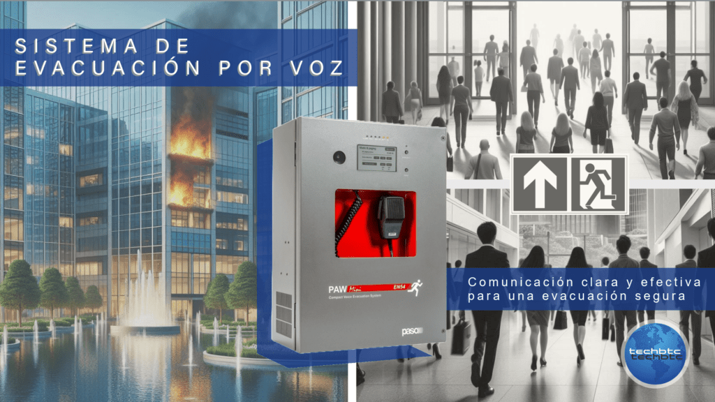 sistema evacuacion voz techbtc
