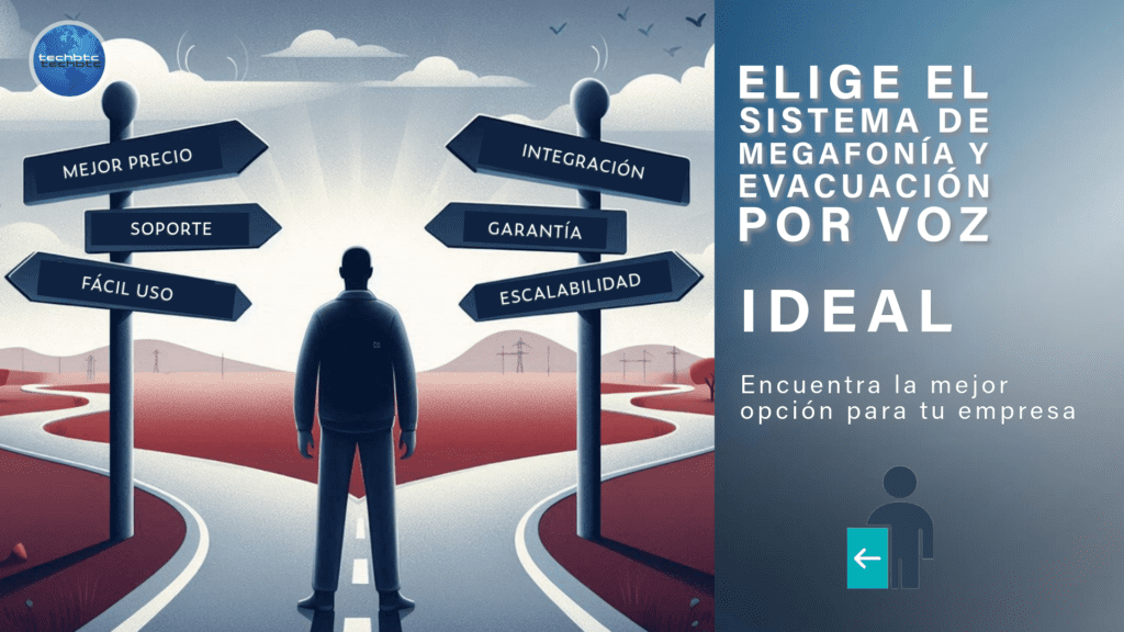 elegir sistema evacuacionvoz techbtc